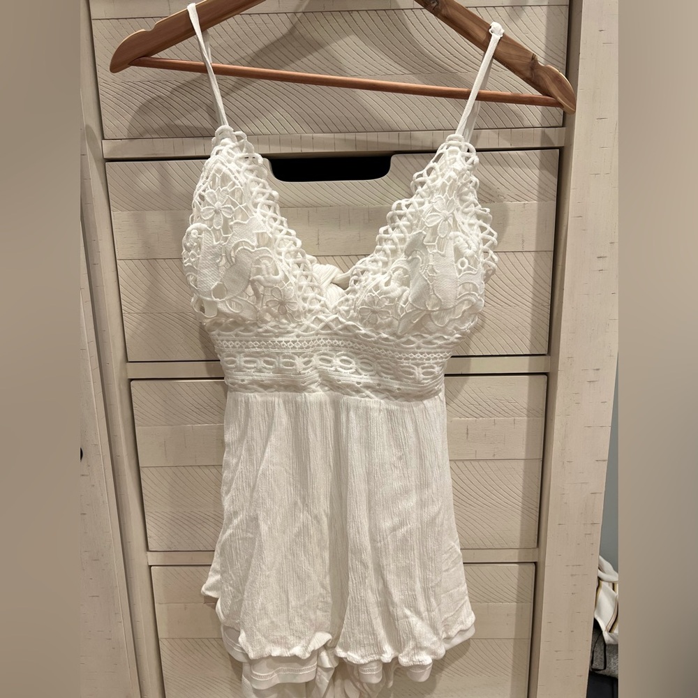 Lovely Day - White Romper